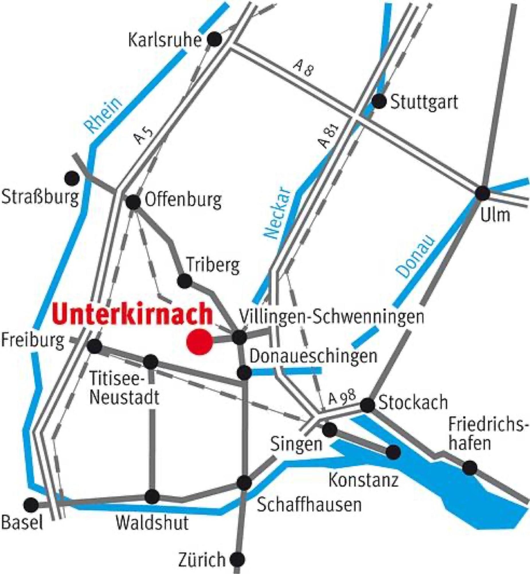 Ferienwohnungen Seeblick Unterkirnach Exterior foto